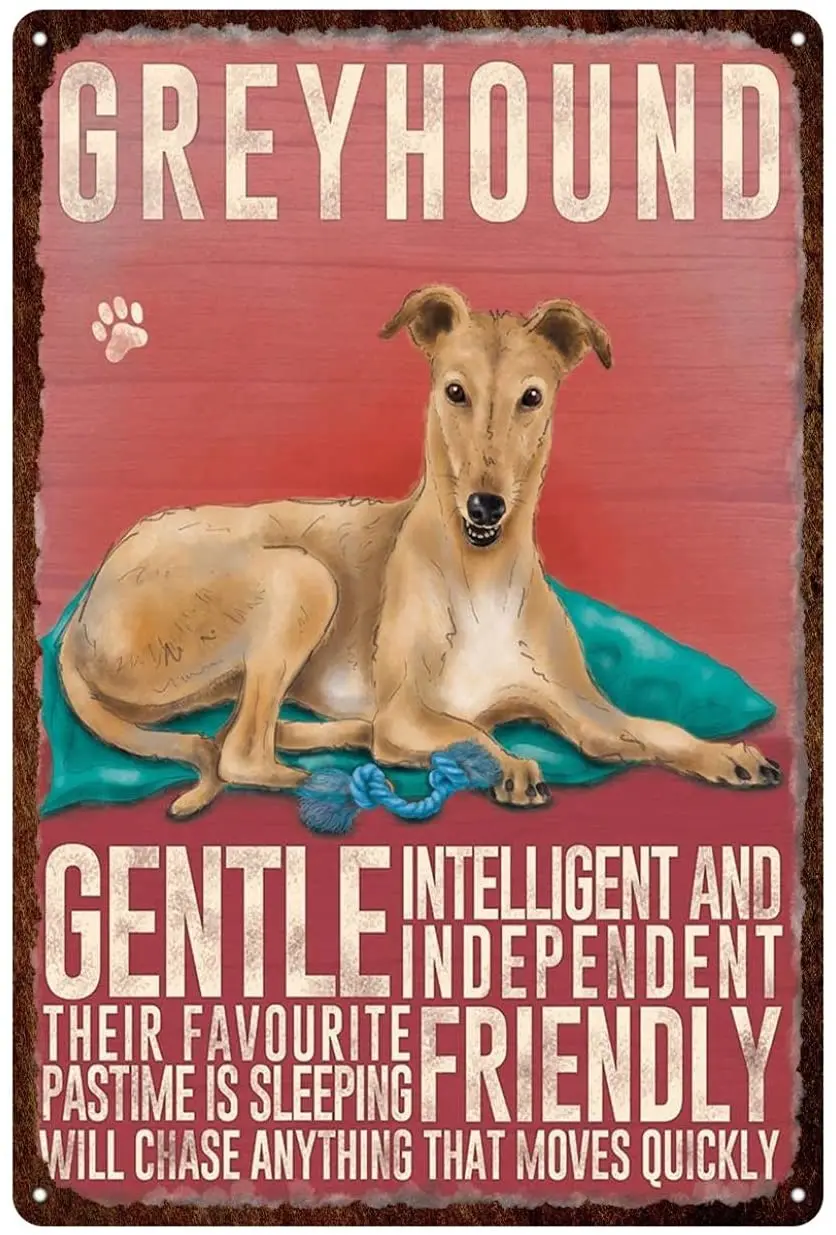 

Animal Vintage Metal Poster Home Decor Retro Tin Sign for Bar Club Pet Shop Decorative 20x30cm O