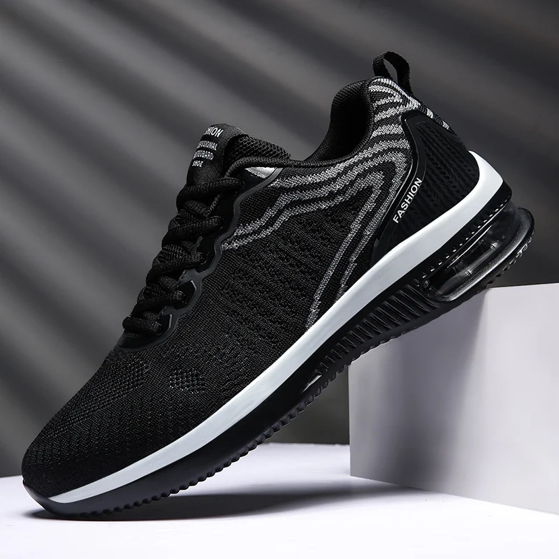 Воздухопроницаемая плетеная обувь для бега удобная повседневная новинка 2019