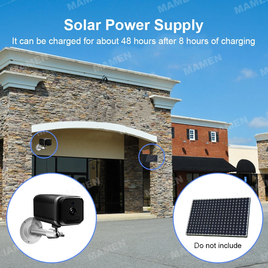 

1080P Mini Camera Cloud Storage IP Wireless Camera Intelligent Night Vision 6400MAH Built-in Battery Cam Security Monitor