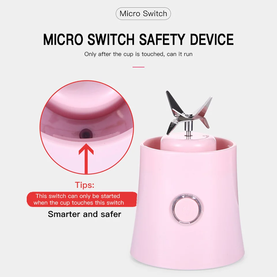 買取 ポータブル電気ジューサーブレンダーusbミニフルーツミキサージューサーフルーツ抽出食品ミルクセーキ多機能ジュースメーカーのマシン