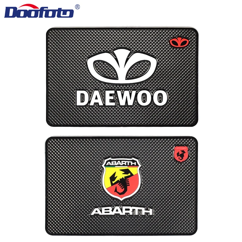 Doofoto Противоскользящий коврик автомобильный гаджет для Daewoo Matiz Nexia Abarth стикер 500