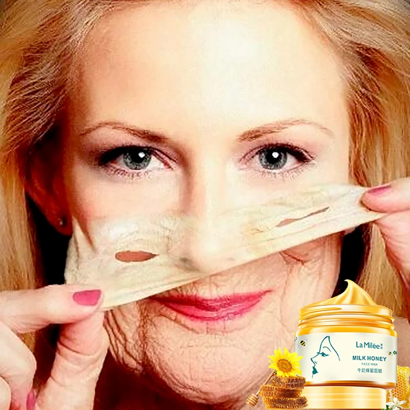 Мед Молоко Экстракт маска для лица перемешивающий Отшелушивающий средство