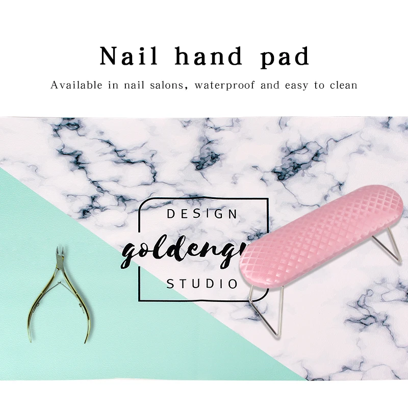 Скраб-подушка складная моющаяся Подушка водонепроницаемый коврик для маникюра