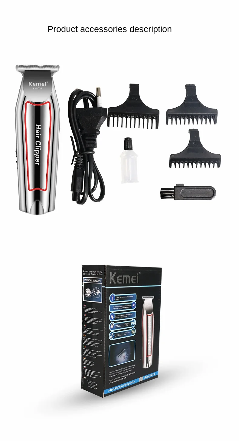 

Barber Hair Clipper Trimmer Rechargeable Electric Nose Hair Clipper Professional Electric Razor Beard Shaver