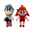 Плюшевые игрушки Funkin бойфренд, 25 см, 2 шт.лот, GF BF, мягкие плюшевые игрушки для детей