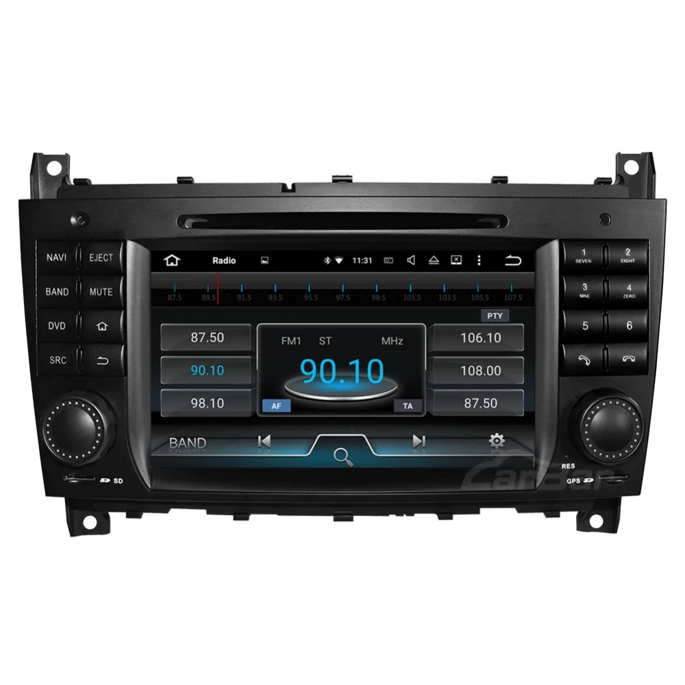 Автомобильный DVD GPS навигатор 7 "Android радио аудио стерео плеер для Mercedes Benz C Class W203