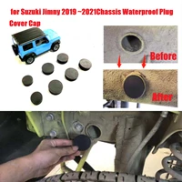 7pcs for suzuki jimny 2019 2021 chassis waterproof plug cover cap car accessories