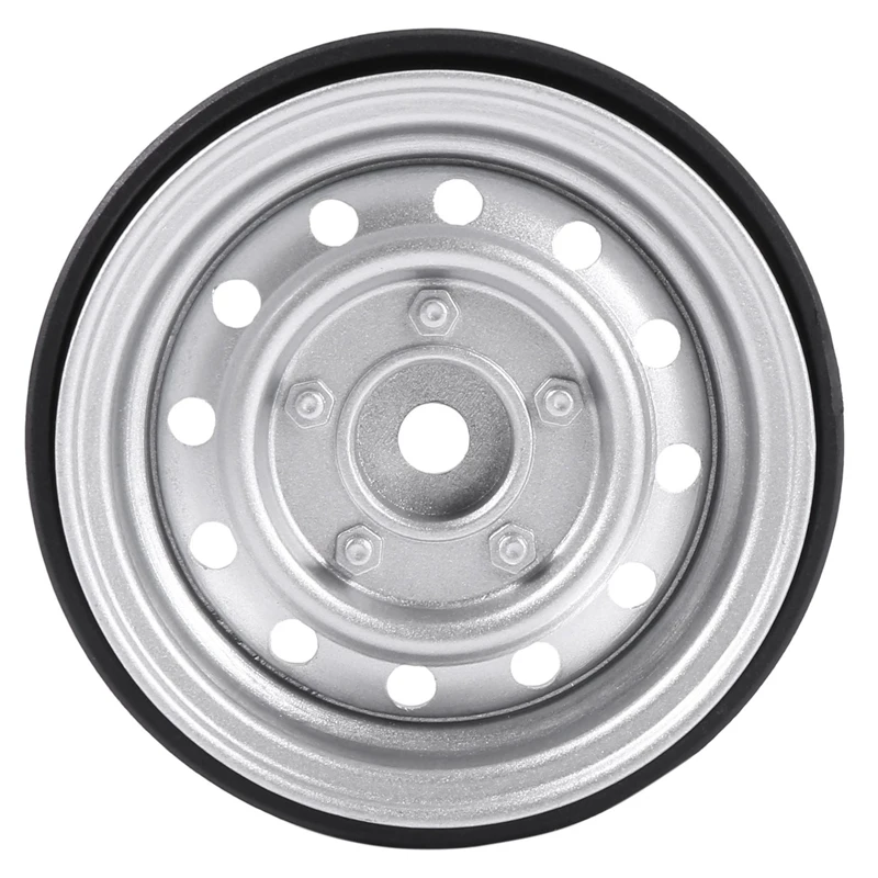 

8Pcs Metal 1.9Inch Beadlock Wheel Rim Hub for 1/10 Axial Scx10 90046 Traxxas Trx4 Rc4Wd D90 D110 ,Silver/Yellow