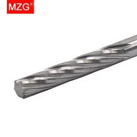 mzg 1pcs hrc55 6 flute spiral flute cnc 4 5 6 8 12 mm lathe machining carbide milling tungsten steel milling cutter reamer