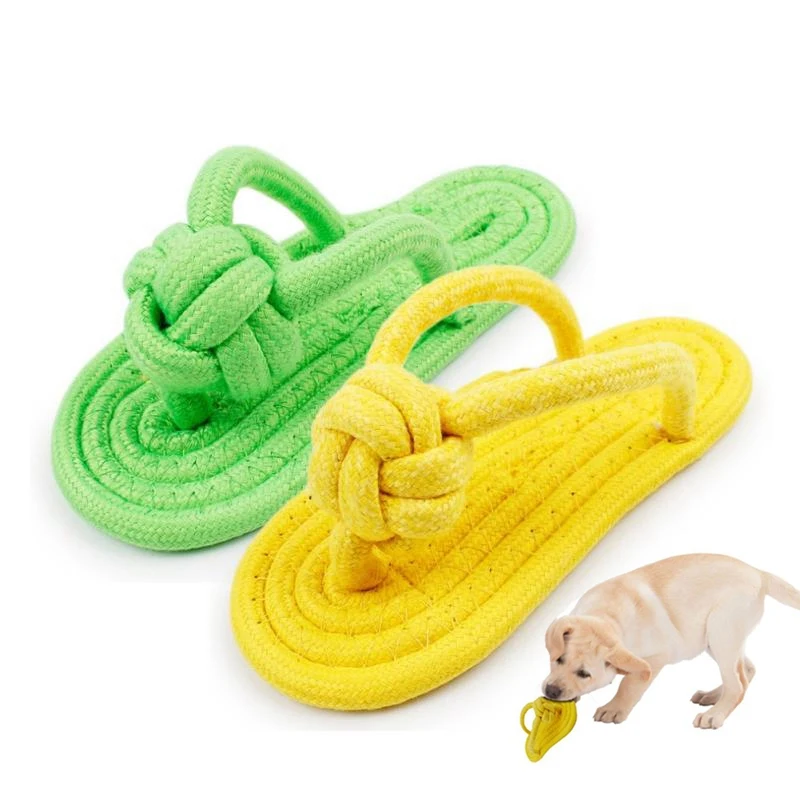 SALE-2019 Dog Chew Molar Toy Durable Slipper Shape Biting Ring Bite Resistant Pet Tool Non-toxic Dogs Toothbrush | Дом и сад