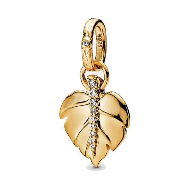Новинка осени, подвеска с бусинами, 925 пробы, серебро, подходит к оригиналу Pandora, браслет, ожерелье, для женщин, сделай сам, ювелирные изделия, подарки - Цвет: 20