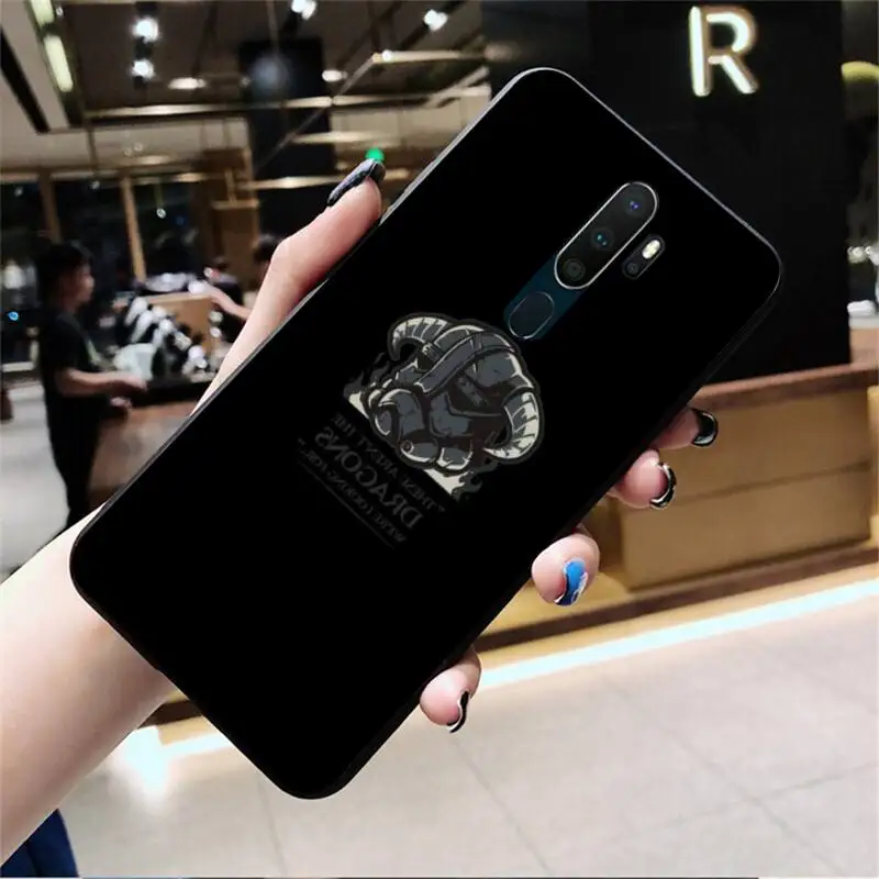 

NBDRUICAI Top games The Elder Scrolls V Skyrim Phone Case Cover For Oppo A5 A9 2020 Reno2 z Renoace 3pro Realme5Pro