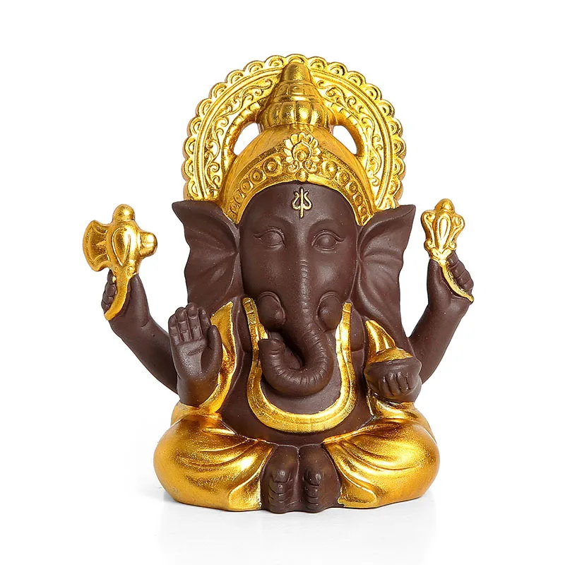 

Ganesha the Thailand elephant god Tea Pet Zisha Tea Accessories Household Car Decoration