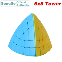 shengshou 5x5 magic tower 5x5x5 pyramid magic cube sengso mastermorphix speed cube twisty puzzle educational toy for children