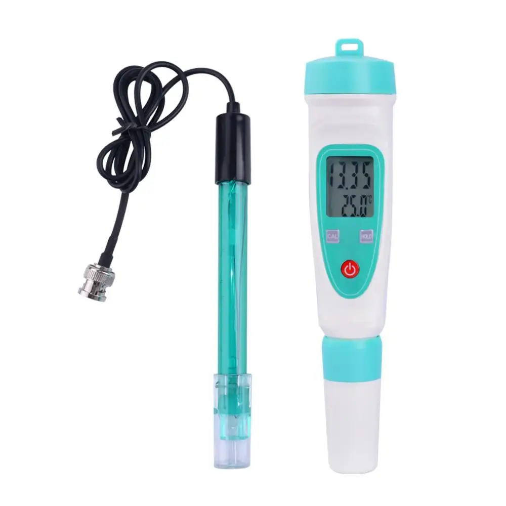 

Portable PH meter 0-14 pH pen type tester PH-220W precision instrument with ph buffer power