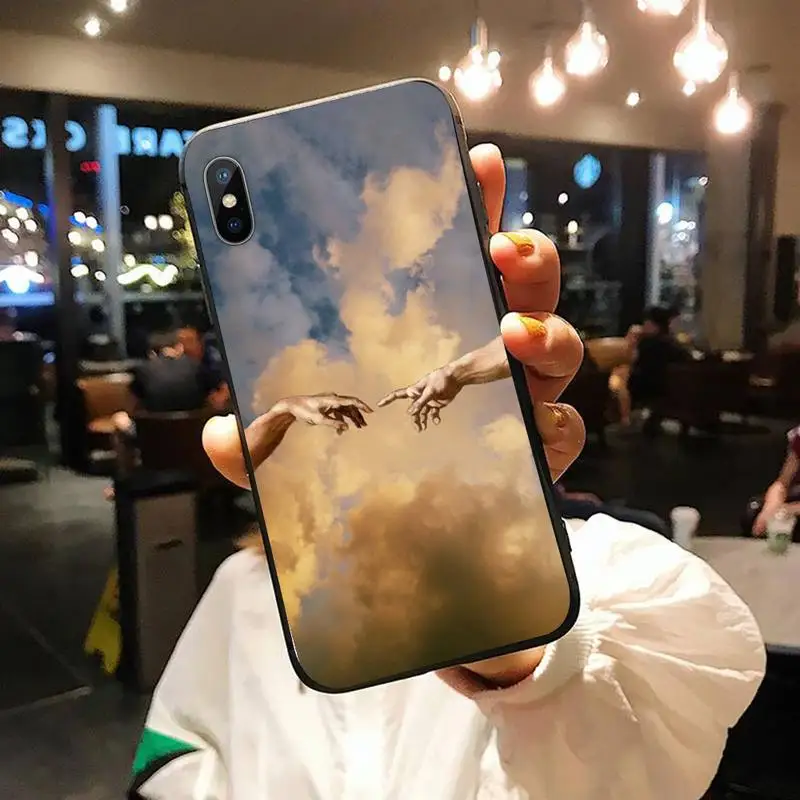 

Painting David Van Gogh Phone Case for iPhone 11 12 pro XS MAX 8 7 6 6S Plus X 5S SE 2020 XR