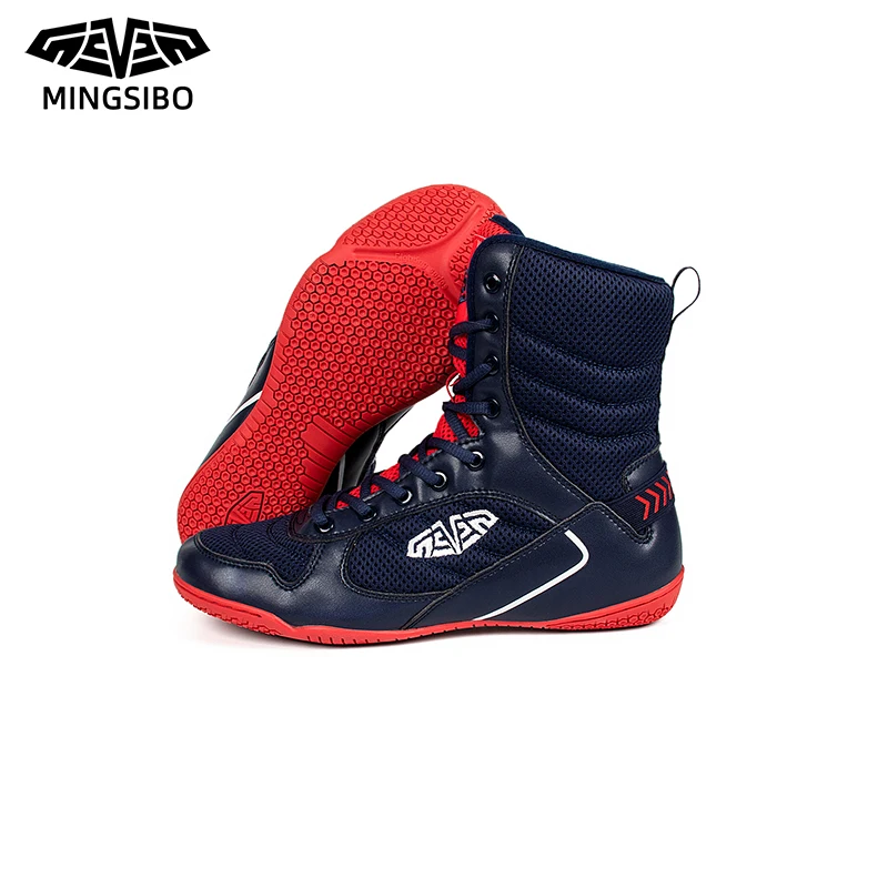 

Brand Wrestling Shoes Professional Boxing Shoes High Top Man Boys Wrestling Boots Adults Breathable Pro Sport Shoes for Boxing