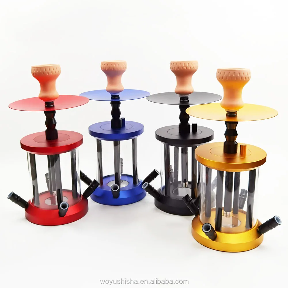 

WOYU 1/2/3/4 hoses sheesha led shisha acrylic hookah sets