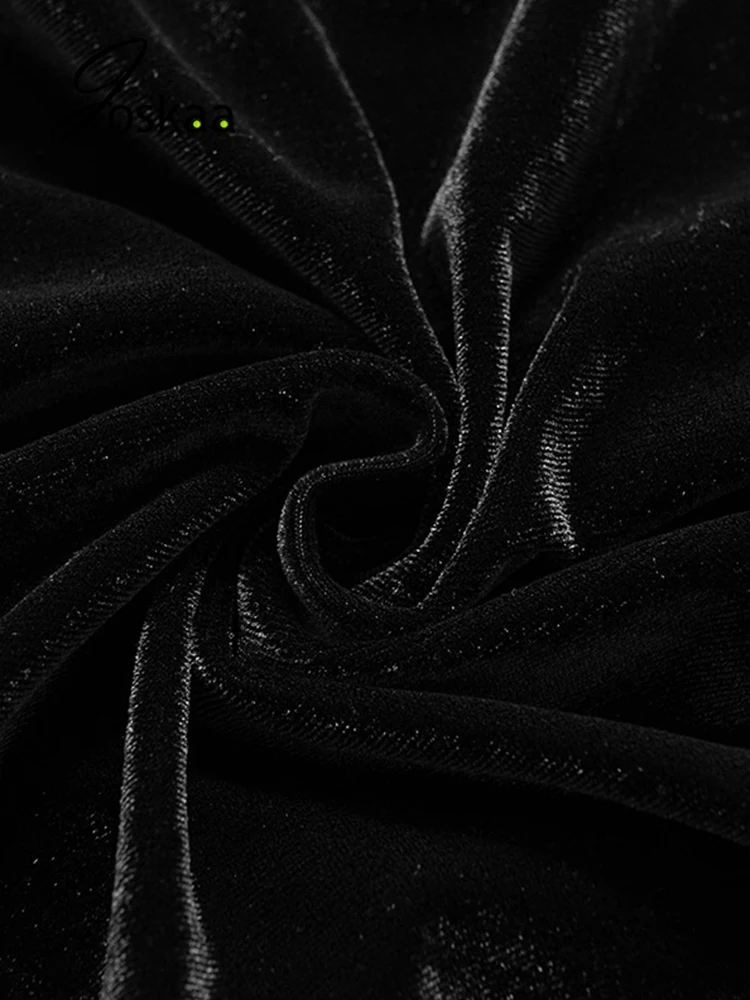 

Joskaa 2021 Women Black Single Sleeve Hollow Out Party Club Mini Dress Summer One Shoulder Drawstring Bodycon Streetwear Clothes