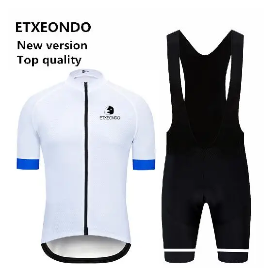 Новая версия! Профессиональная одежда для велоспорта Etxeondo, летний мужской костюм с коротким рукавом для велоспорта, Быстросохнущий комплект из Джерси для велоспорта, 7 цветов - Цвет: bib kits