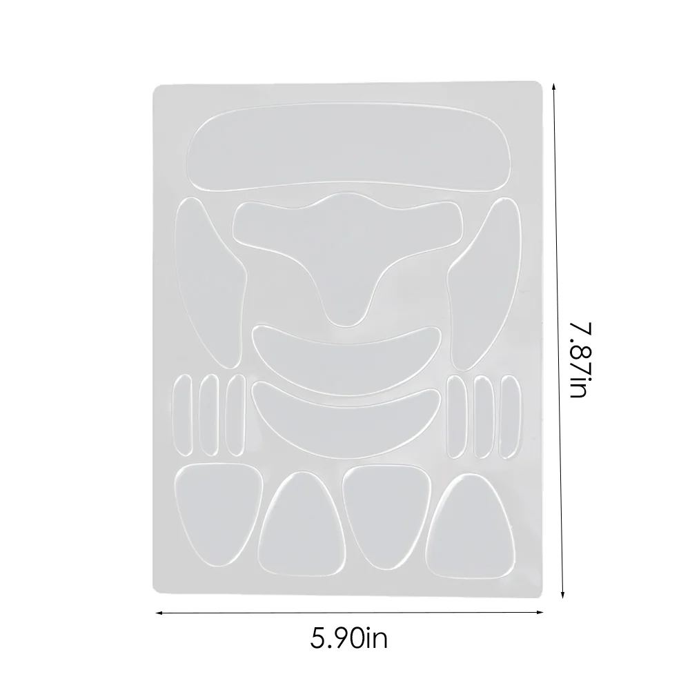 

16 PCS/Set Reusable Silicone Anti-wrinkle Face Forehead Sticker Cheek Chin Sticker Facial Patches Wrinkle Remover Strips