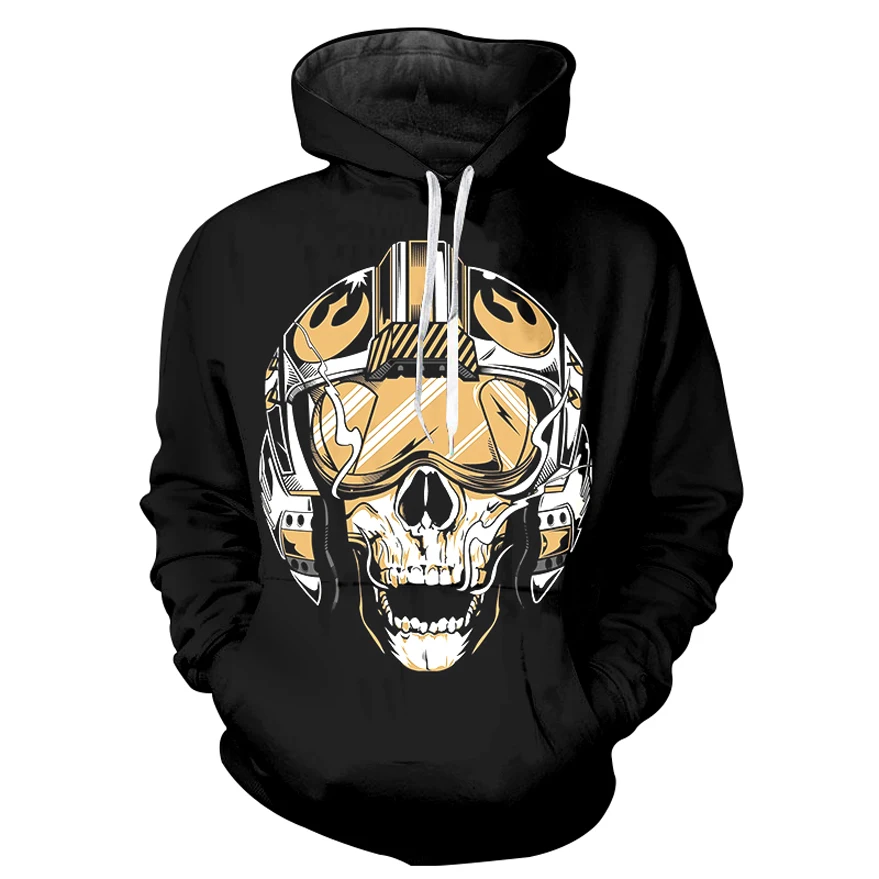

Skull Hoodie Men's Sweatshirt 3D Printing Hoodie Anime Men Grim Reaper Sexy Men's Pullover Hoodie