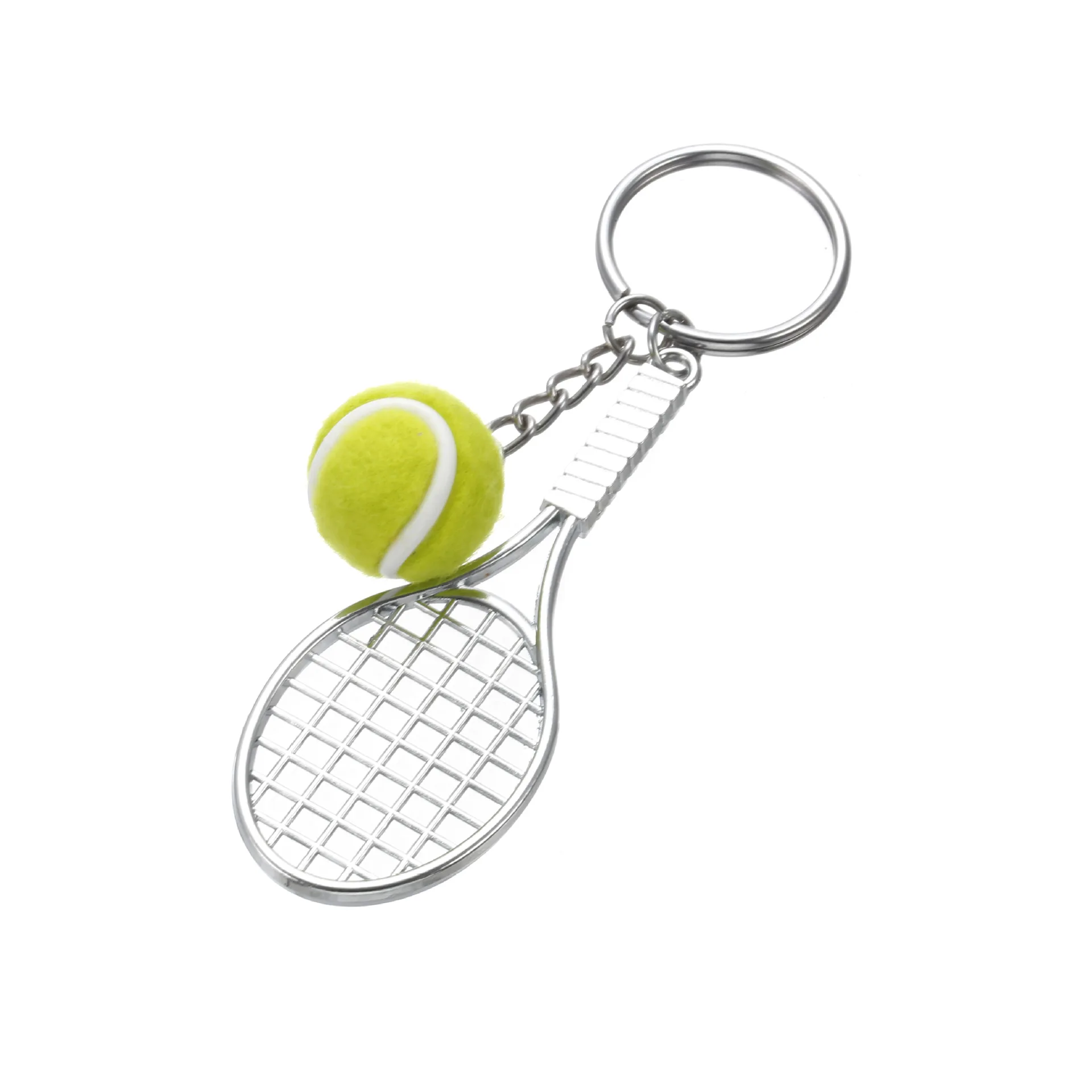 

Simulation Sports Tennis Racket Pendant Keychain Creativity Tennis Key Chains Accessories For Women Jewelry Gifts Wholesale
