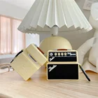 3D квадратный ретро крыло музыкальный динамик беспроводные Bluetooth наушники чехол для AirPods 2 1 Pro Симпатичный мягкий силиконовый чехол для гарнитуры