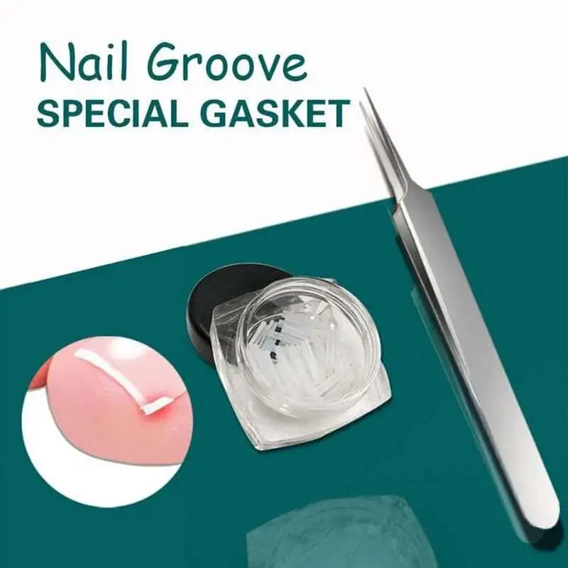 

Nail Groove Special Gasket (10Pcs Gasket) Nail Correction Pad T7D6
