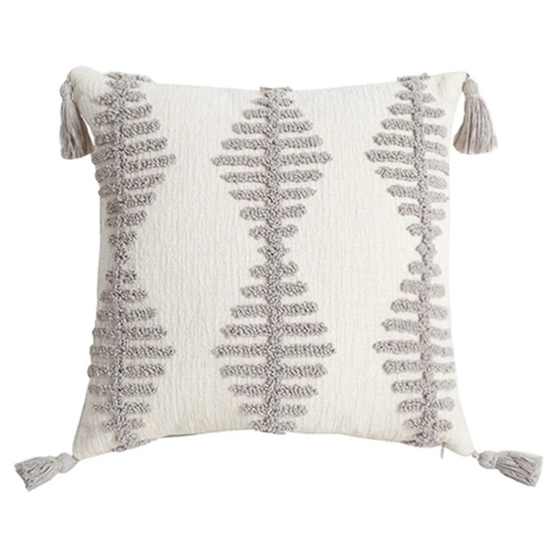 

Ворсовая подушка с ручной вышивкой, наволочка ручной работы, наволочки для домашней подушки