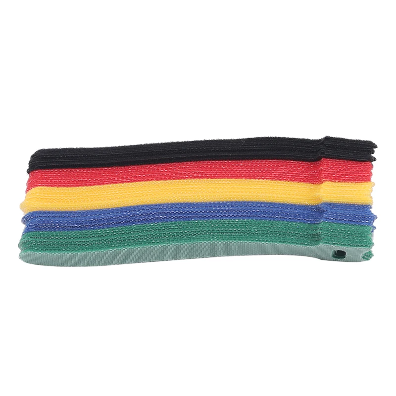 50 шт./упак. самоклеящаяся фиксированная лента однотонная нейлоновая кабельная