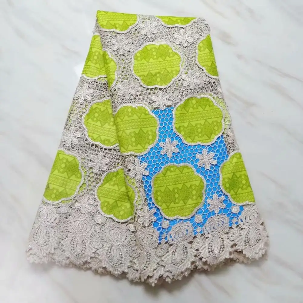 Африканская восковая ткань кружево последнее поступление воск Анкары с