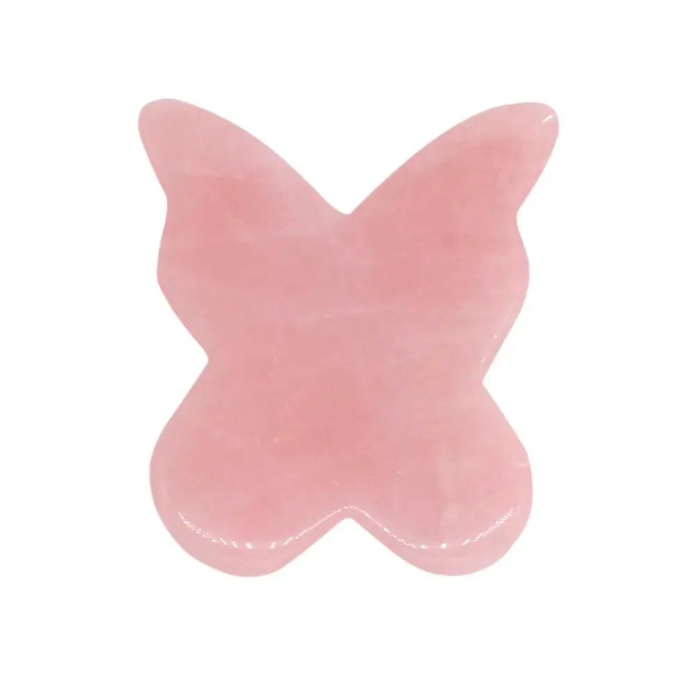 Бусы из розового кварца бабочка Форма соскабливающая доска заживление кожи