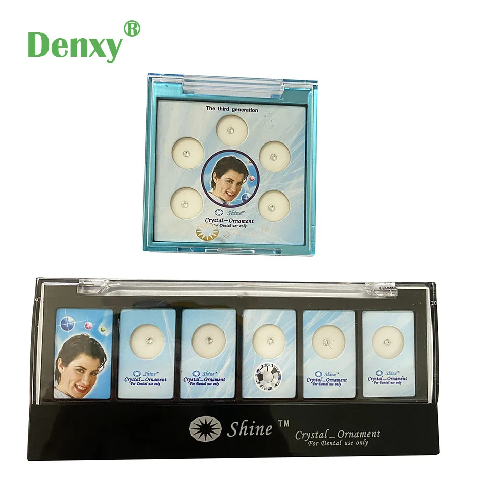 3 коробки зубные кристаллы Denxy камень для зубов Алмазное украшение отбеливания