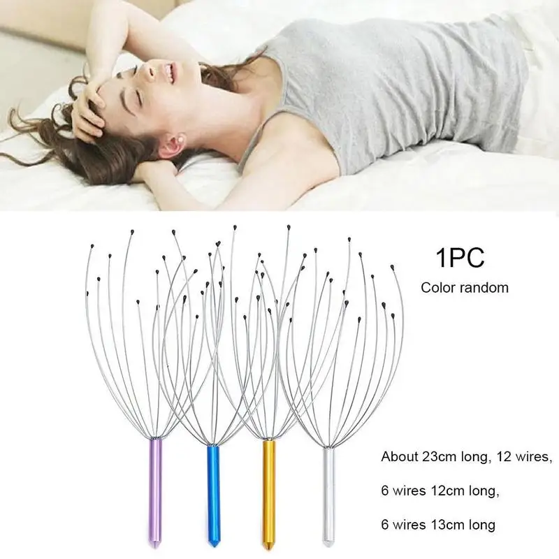 1 шт цвет случайный из Нержавеющей Стали Осьминог головы Массажер для снятия