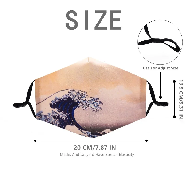 

Unisex Breathing Cotton Mouth Mask Cycling Dustproof Breathable Printing Facemask Reusable Protective PM2.5 Filter Mascarillas