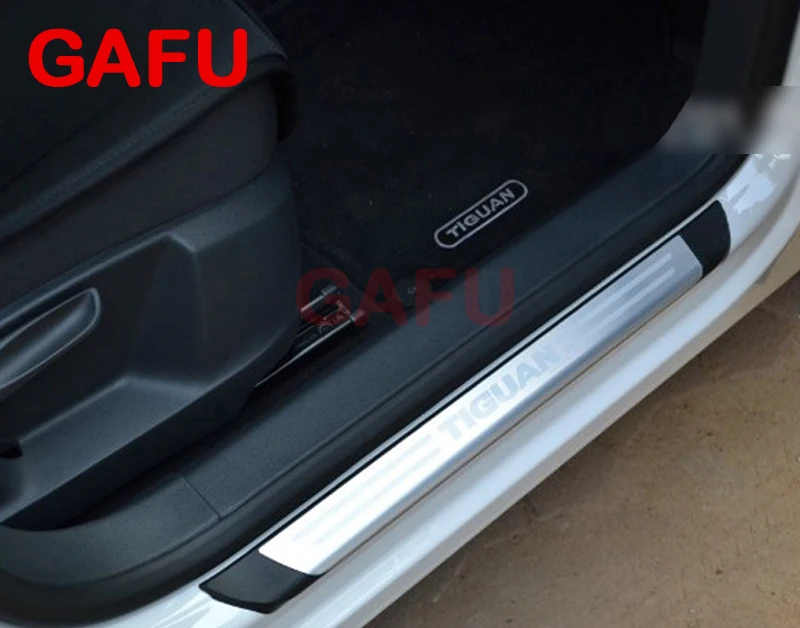 Накладка на пороги для VW Tiguan евро защитная накладка Защитные наклейки