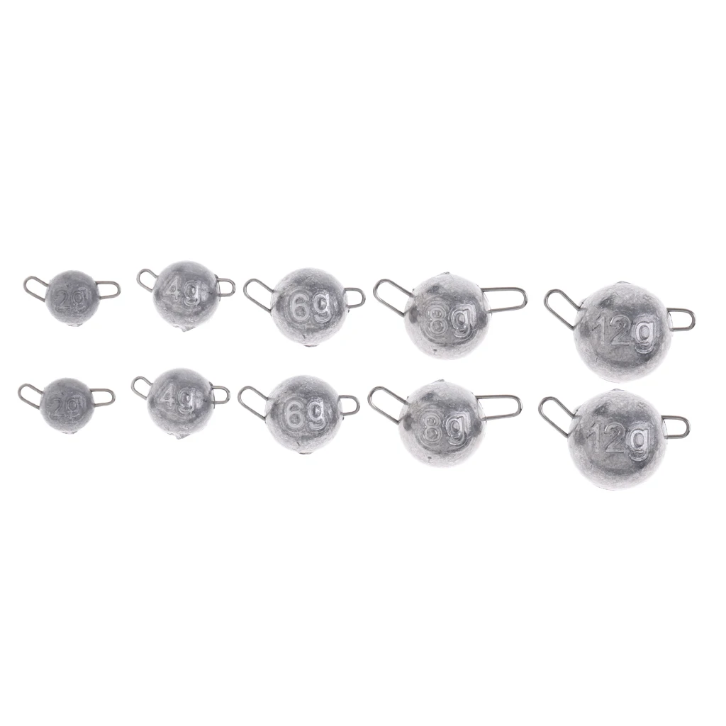 

10 шт., рыболовные грузила для рыбалки