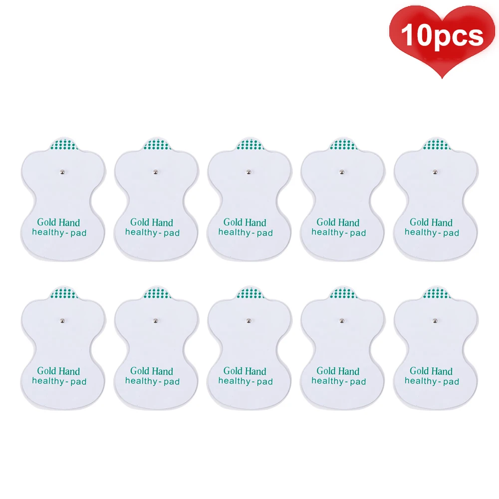

10pcs TENS Electrode Pads EMS Muscle Stimulator Self Adhesive Replacement for TENS Unit Digital Therapy Machine Electro Sticker