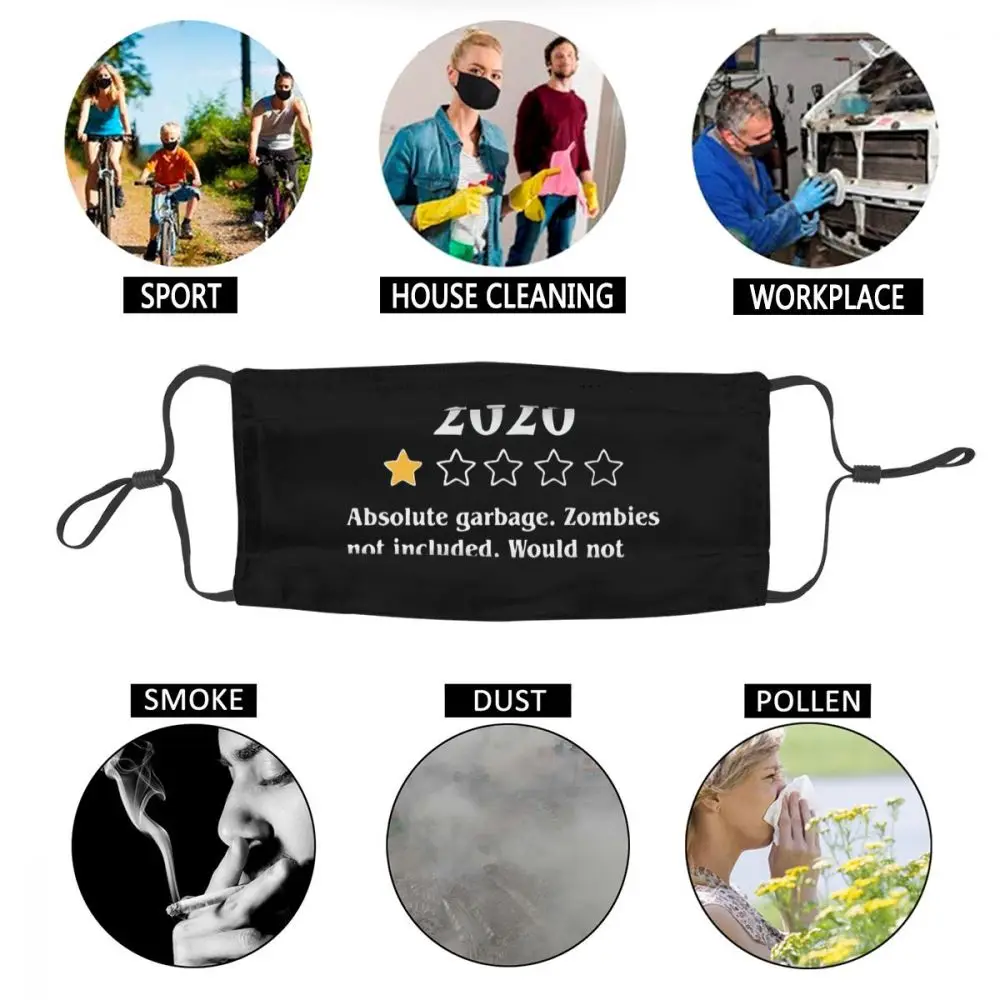 

Apocalypse 2020 One Star Reusable Face Mask Would Not Recommend Quarantine Anti Haze Dustproof Mask Protection Cover Respirator