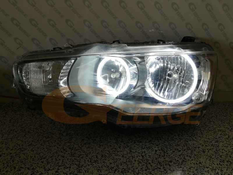 Отличные ультра яркие CCFL ангельские глазки Halo кольца комплект для Mitsubishi Outlander II