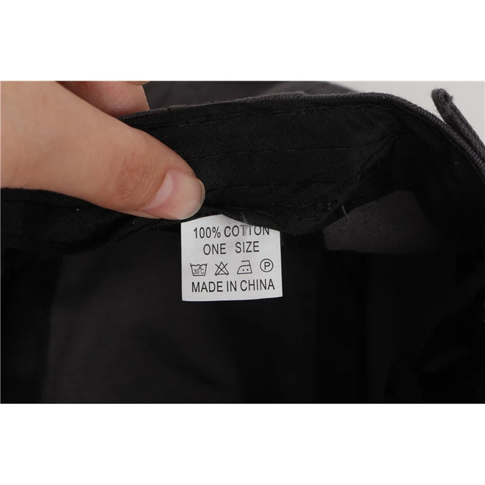 Новинка 2019 парные Дышащие Регулируемые береты из 100% хлопка летние тонкие