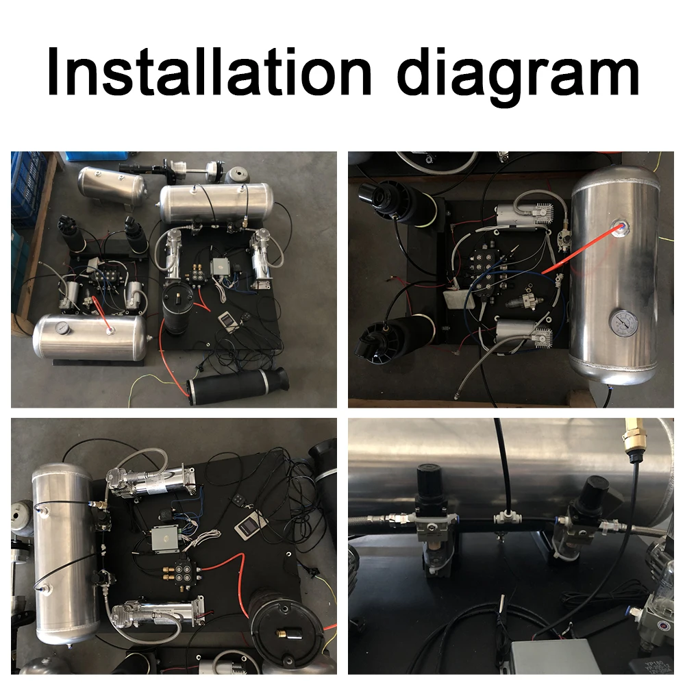 Универсальный автомобильный воздушный подвесной компрессор/насос DC 12 В 480c MAXPOWER