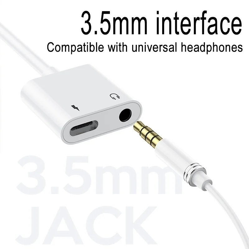 2 в 1 type C до 3 5 мм разъем для наушников кабели синхронизации данных USB IPad huawei Xiaomi Oppo