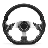wheel horn button 320mm universal car steering wheel carbon fiber style racing drift with horn button car steering wheel
