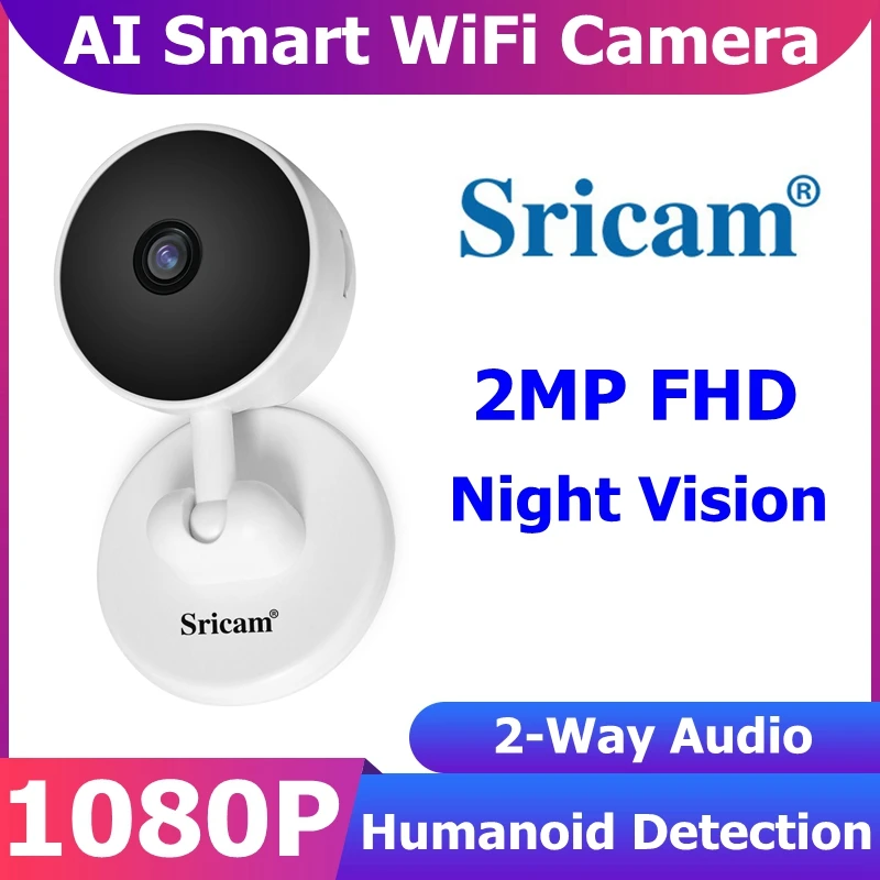 

Sricam SP027 1080P 2MP IP Camera WIFI Wireless Indoor Night Vision Smart Home Security Camera CCTV Camera Video Surveillance