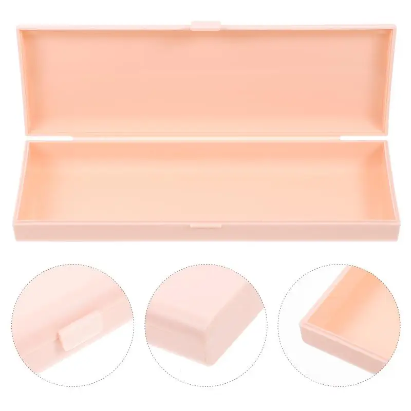 

1Pc Portable Student Stationery Case Pencil Case Eraser Pen Storage Box