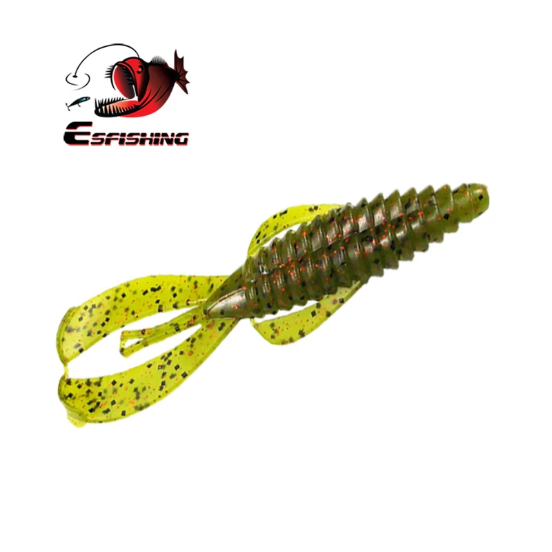 Рыболовные приманки Esfishing, новые приманки Rage, Craw, 100 мм, 8,2 г, 6 шт., мягкие приманки для ловли карпа, рыболовные аксессуары, воблер