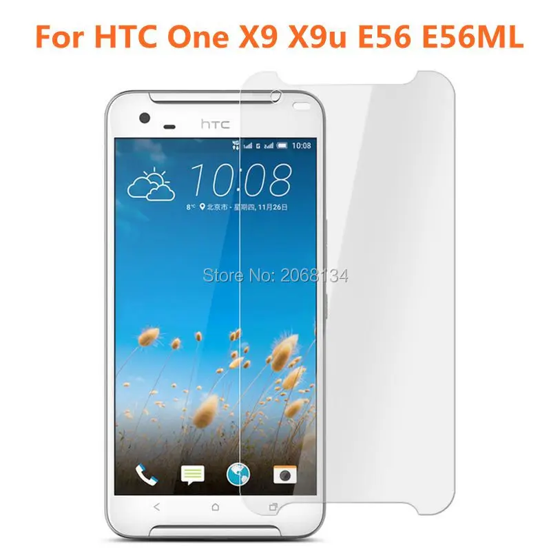 

for htc one x9 x9u tempered glass 9h original protective film explosion-proof screen protector for htc e56 e56ml guard saver