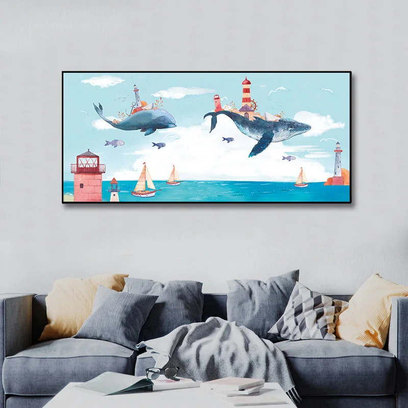 

Алмазная вышивка «сделай сам», полная дрель с изображением Кита из мультфильма, алмазная картина, животное, алмазная вышивка крестиком, укр...